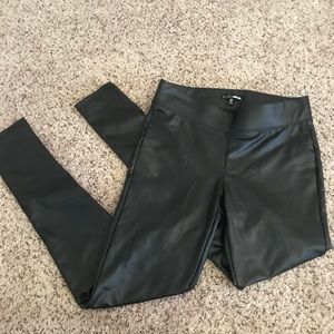 Leather Leggings-NEW